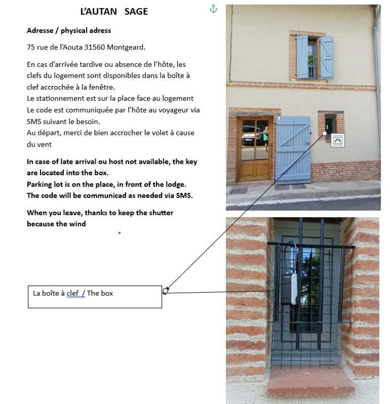 Bed and Breakfast L'Autan Sage Montgeard Exteriér fotografie